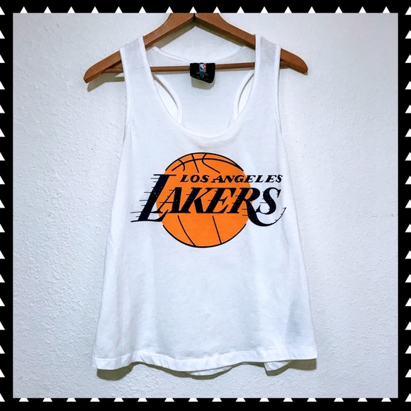 NBA Tops - ADORABLE LAKERS RAZOR BACK TANK